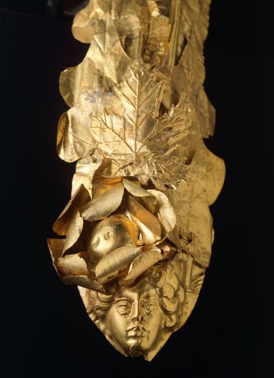 Diadém (koruna), ze Spiny (Emilia Romagna). Etruská civilizace, 4. století před naším letopočtem. od Etruscan