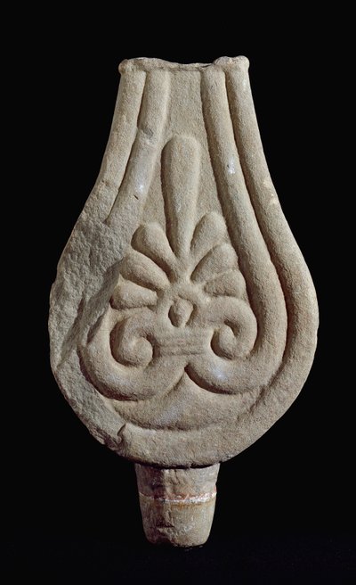 Etruská civilizace: Stéla Fiesole in gres ze Sesto Fiorentino Itálie. 550-500 před naším letopočtem. Florencie, Museo Archeologico od Etruscan