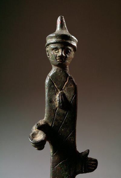 Haruspice, bronzová socha, 3. století před naším letopočtem od Etruscan Etruscan