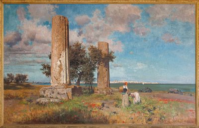 Jupiterův chrám v Syrakusách od Ettore de Maria Bergler