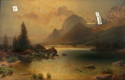 Hintersee u Berchtesgadenu od Eugen Jettel