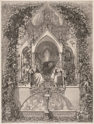 Šípková Růženka Briar Rose, 1836. od Eugen Napoleon Neureuther