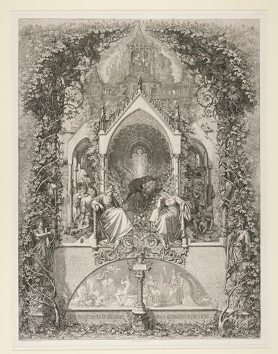 Dornrose. Maehrchen von Grimm. (Šípková Růženka. Pohádka od Grimma) od Eugen Napoleon Neureuther