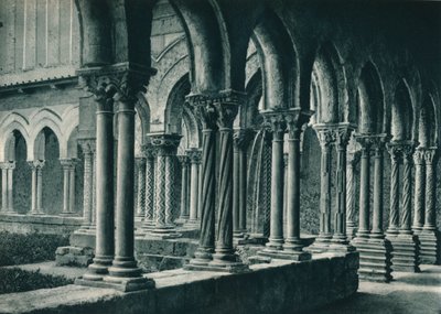 Kláštery benediktinského kláštera, Monreale, Sicílie, Itálie, 1927 od Eugen Poppel