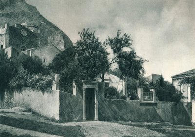 Zahrada, Taormina, Sicílie, Itálie, 1927 od Eugen Poppel