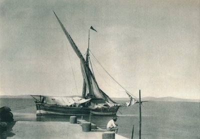Harbour, Ischia, Itálie, 1927 od Eugen Poppel