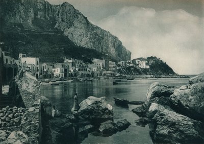 Marina Grande, Capri, Itálie, 1927 od Eugen Poppel