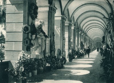 Monumentální hřbitov Staglieno, Janov, Itálie, 1927 od Eugen Poppel