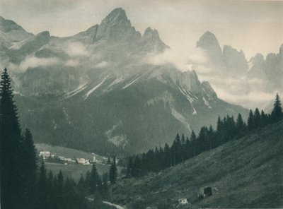 Pala Group, San Martino di Castrozza, Dolomity, Itálie, 1927 od Eugen Poppel