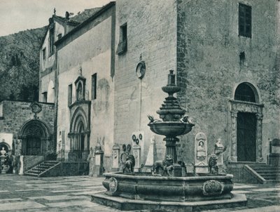 Veřejná kašna, Palermo, Sicílie, Itálie, 1927 od Eugen Poppel