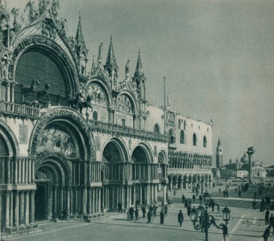 Bazilika svatého Marka, Benátky, Itálie, 1927 od Eugen Poppel