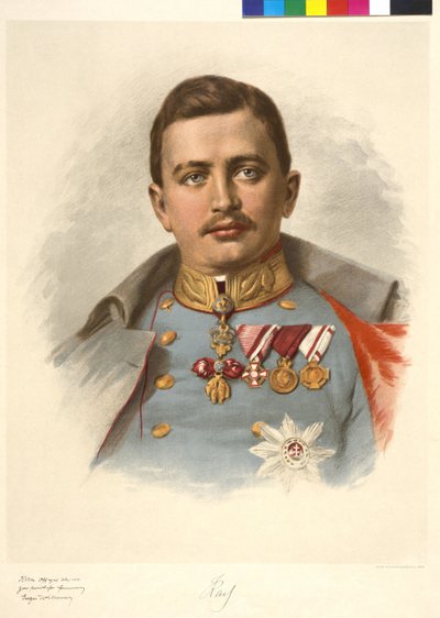 Rakouský císař Karel I. od Eugen Willoner