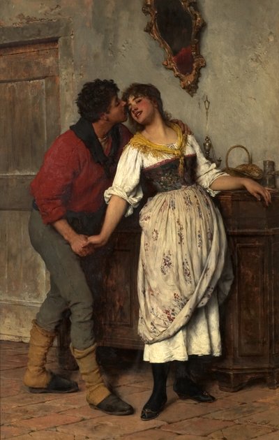 Přijato, 1887 od Eugen von Blaas
