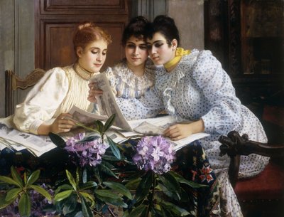 Výběr Trousseaua od Eugen von Blaas