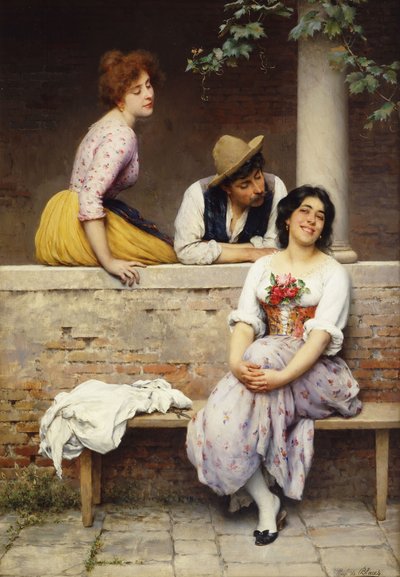 Pokec, od Eugen von Blaas