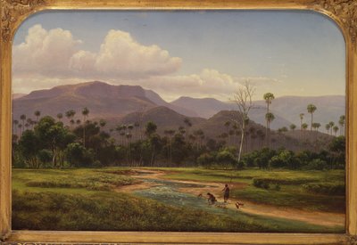Horská krajina u Jamboroo, Victoria, 19. století od Eugen von Guerard