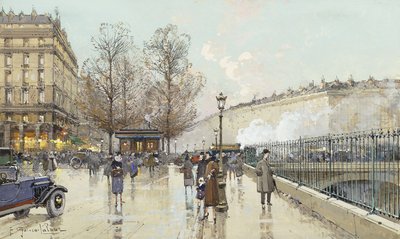 Boulevard Pereire, Paříž od Eugene Galien Laloue