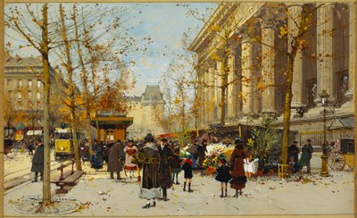Květinová procházka (kvaš) od Eugene Galien Laloue