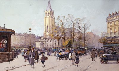St. Germaine de Pres od Eugene Galien Laloue