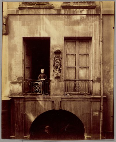 Bývalá Collège de Chanac, 12 rue de Bièvre od Eugène Atget