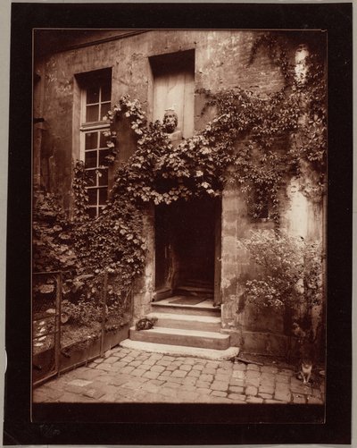 Dvůr v Rouenu od Eugène Atget