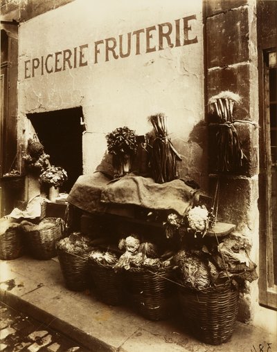 Koloniál a obchod s ovocem od Eugène Atget