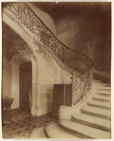 Hotel de la Brinvilliers, travič, Rue Charles V 12 od Eugène Atget