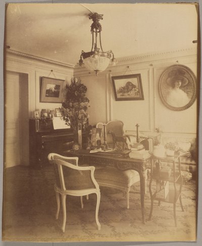 Interiér pana F., burzovního makléře, rue Montaigne od Eugène Atget