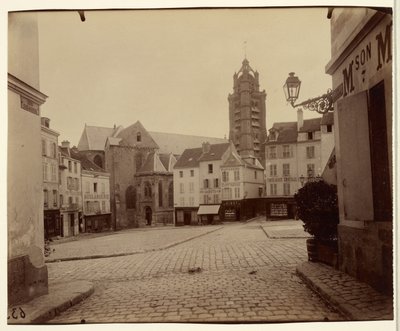 Pontoise, Place du Grand Martroy od Eugène Atget