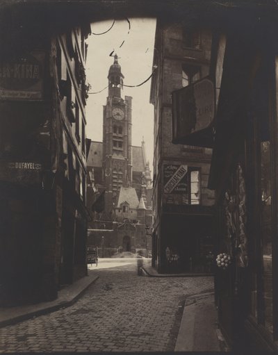 Rue de la Montagne-Sainte-Geneviève od Eugène Atget