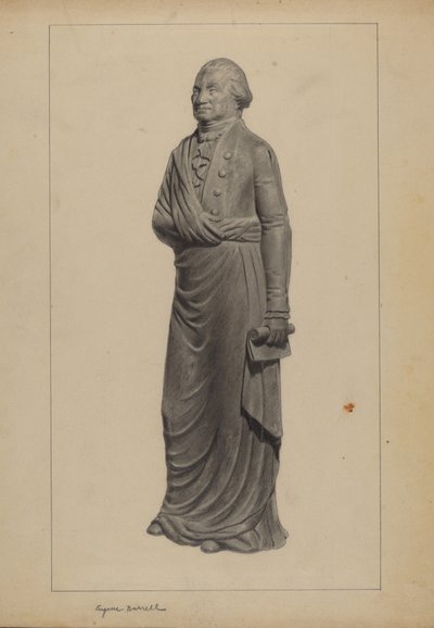Litinová figurka od Eugene Barrell