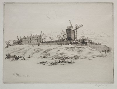 Moulin de la Galette, Montmartre od Eugene Bejot