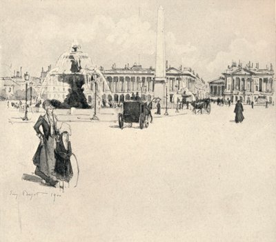 Place de la Concorde, 1915 od Eugene Bejot