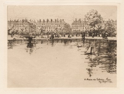 Povodí Tuileries od Eugene Bejot