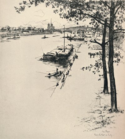 Pont de Sully, 1915 od Eugene Bejot