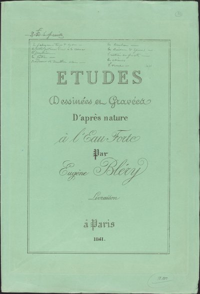 Studie nakreslené a vyryté ze života od Eugene Bléry