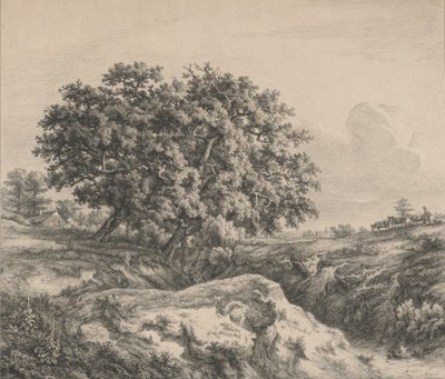 Dub u rokle, 1845. od Eugene Bléry