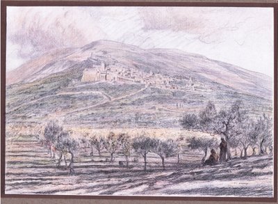 Assissi, 1919 od Eugene Burnand