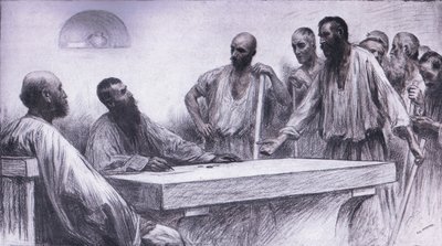 Dělníci na vinici, Bibbys Annual, 1916-17 od Eugene Burnand