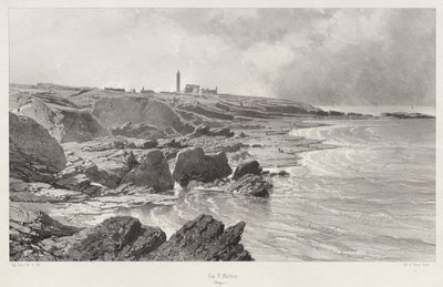 Cape St. Mathieu, 1846. od Eugene Ciceri