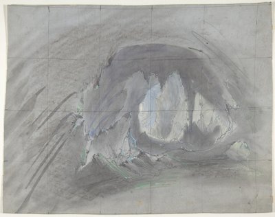 Návrh pro jeviště v opeře, Paříž, 1828-90. od Eugene Ciceri