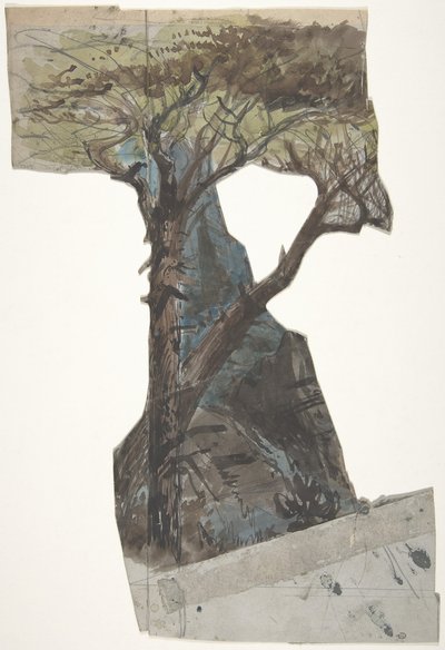 Návrh pro jeviště v opeře, Paříž, 1830-90. od Eugene Ciceri