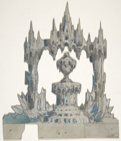 Návrh pro jeviště v opeře, Paříž, 1830-90. od Eugene Ciceri