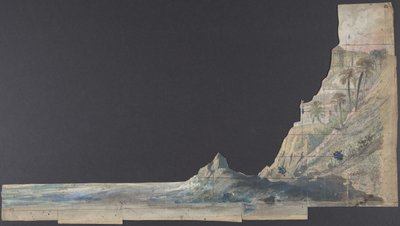 Návrh pro jeviště v opeře, Paříž, 1830-90. od Eugene Ciceri