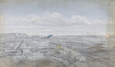 Návrh pro jeviště v opeře, Paříž, 1830-90. od Eugene Ciceri