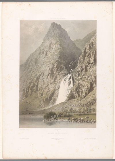 Zicht op de waterval van Pissevache Cascade de Pissevache (title on object) Gezichten in Zwitserland en Savoye (series title) La Suisse et la Savoie (series title on object)   1370421   cs       czech Successfully Translated  Original: On the Dyke, 1885. T od Eugene Ciceri