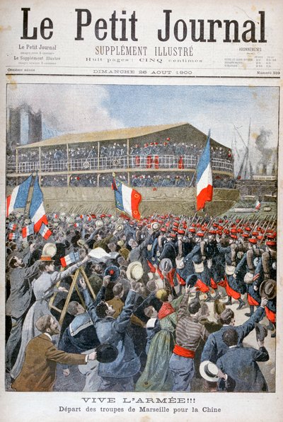 Francouzské jednotky nalodění do Číny, 1900 od Eugene Damblans