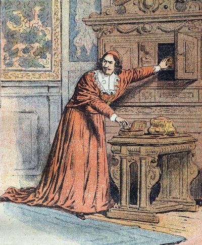 Ilustrace k filmu "Vint ans apres" (Dvacet let poté) od Eugene Damblans