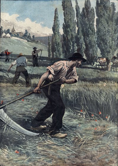 Ilustrace Damblans v „“Le Pelerin““ z 5. června od Eugene Damblans