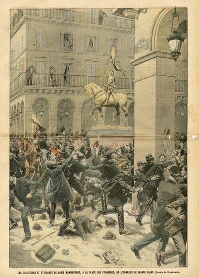 Ilustrace Eugene Damblans (1865-1945) v Le Pelerin od Eugene Damblans